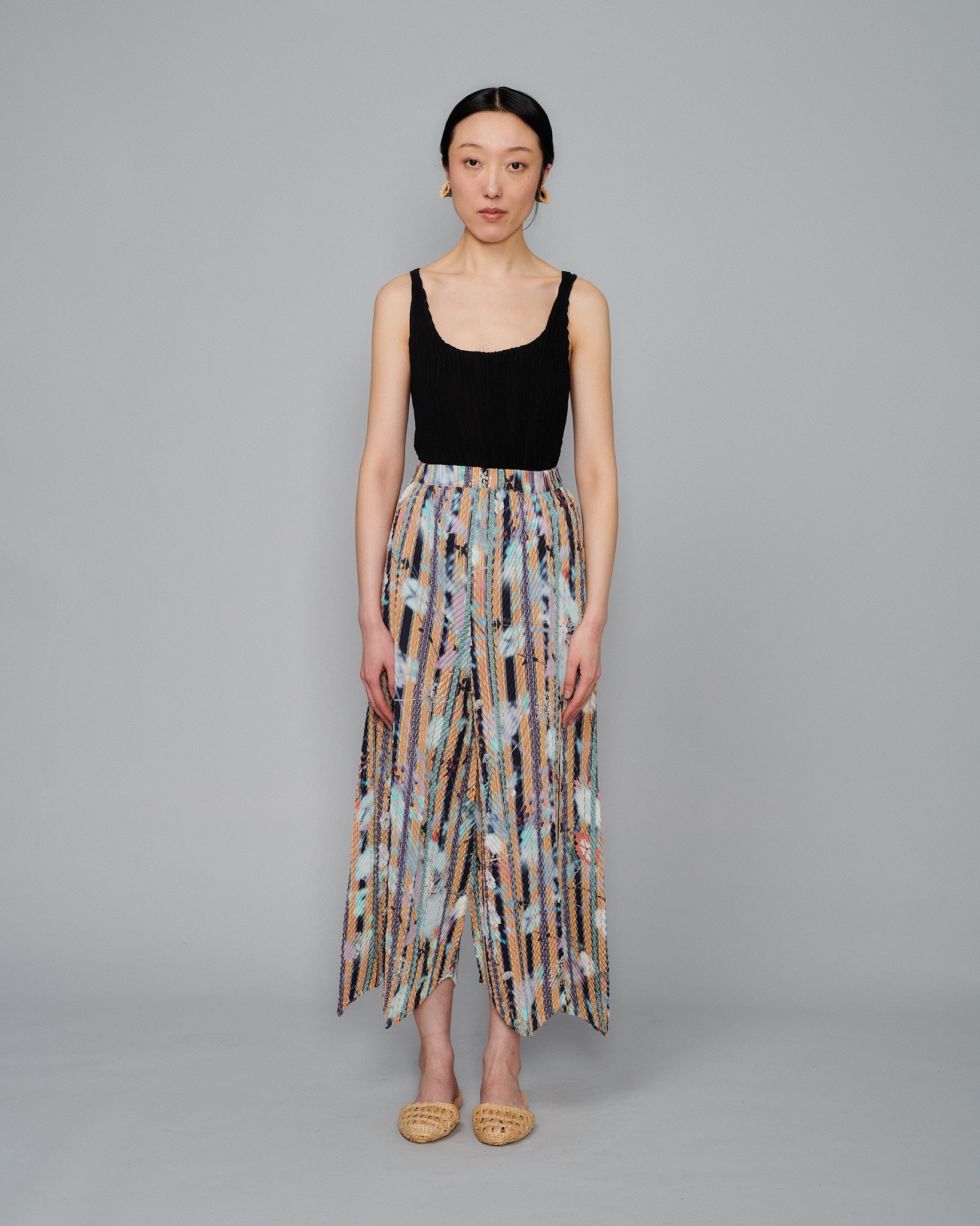 Handpleated Luka Trousers in Marie