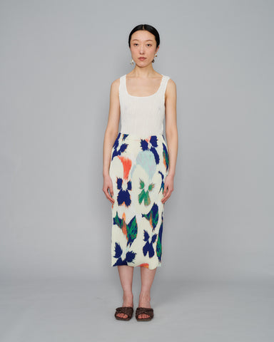 Ekke Skirt in Pansy White