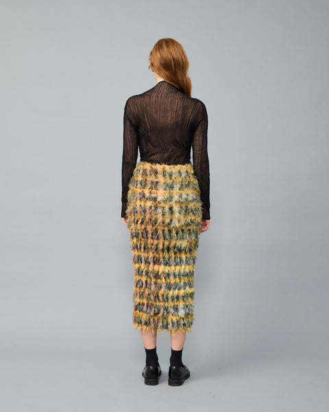 Ekke Pleated Fuzzy Skirt in Elias – Julia Heuer