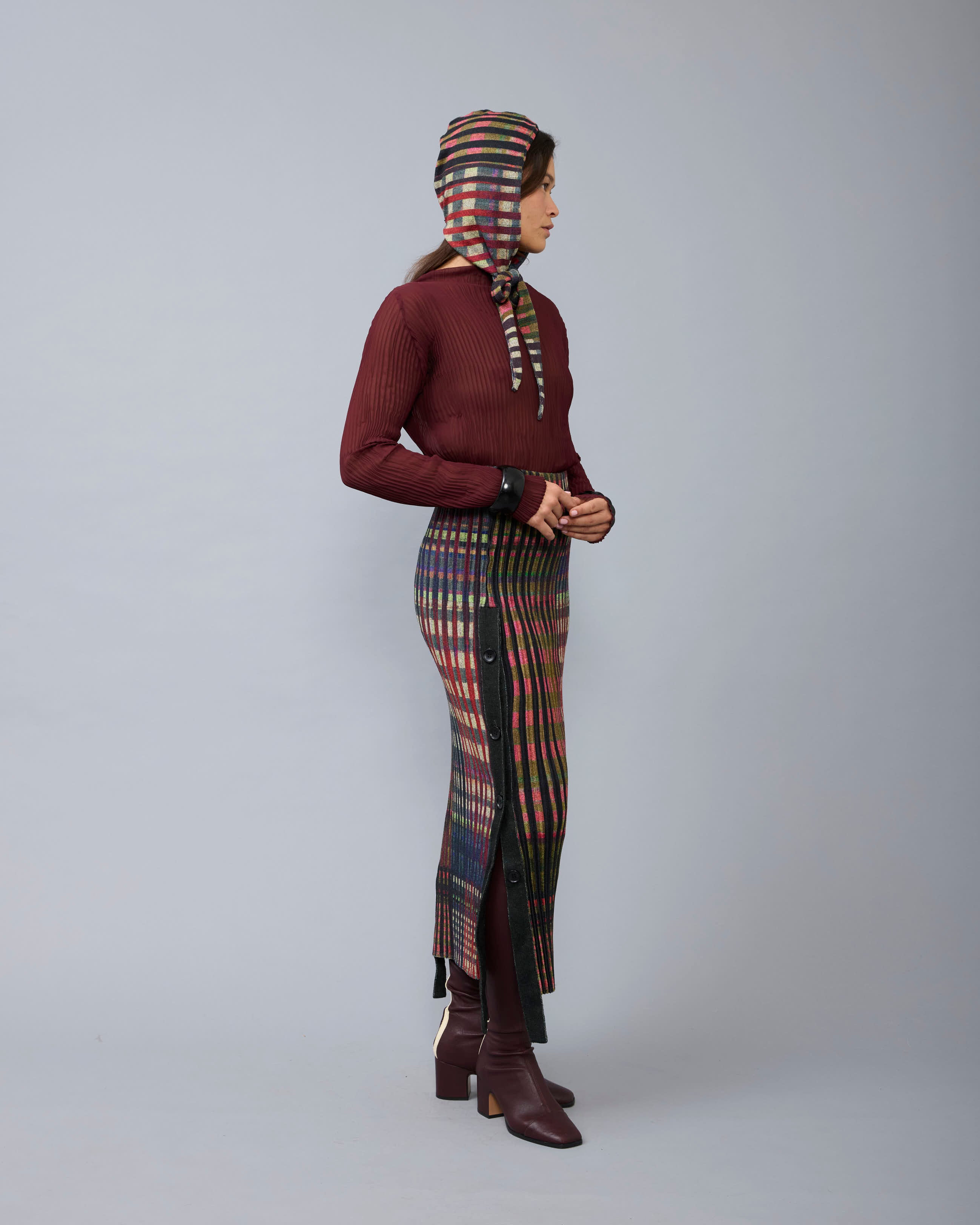 Grete Knitted Headpiece in Joni