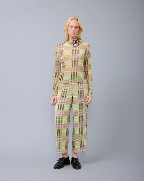 Lee Pleated Top in Radomir – Julia Heuer