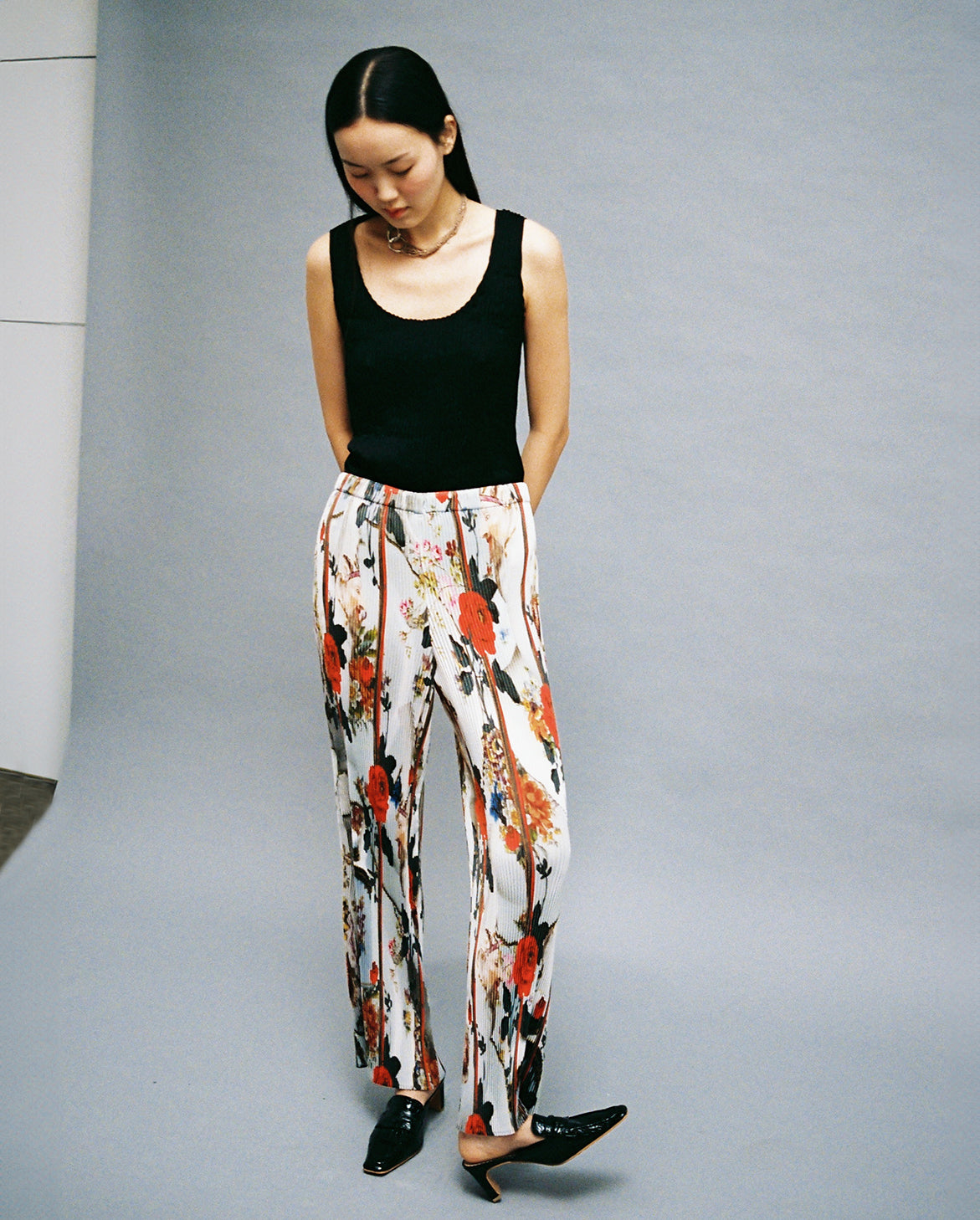 Jack Pleated Trouser in Rudi light