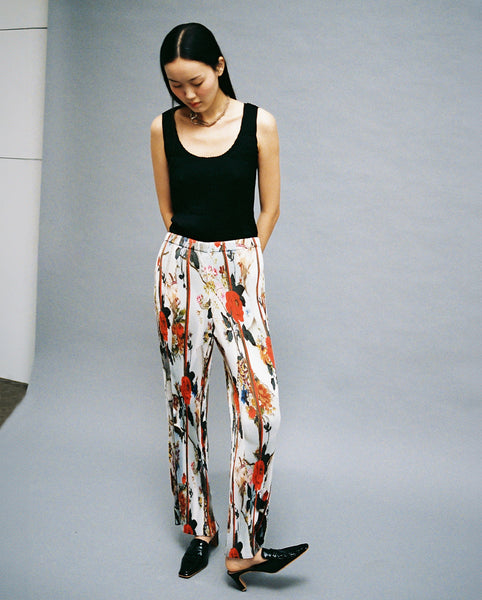 Jack Pleated Trouser in Rudi light – Julia Heuer