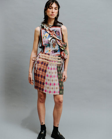 Max Pleated Skirt in Kurdi