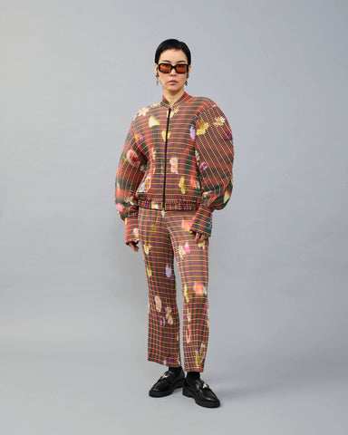 Bexter Pleated Jacket in Pagel