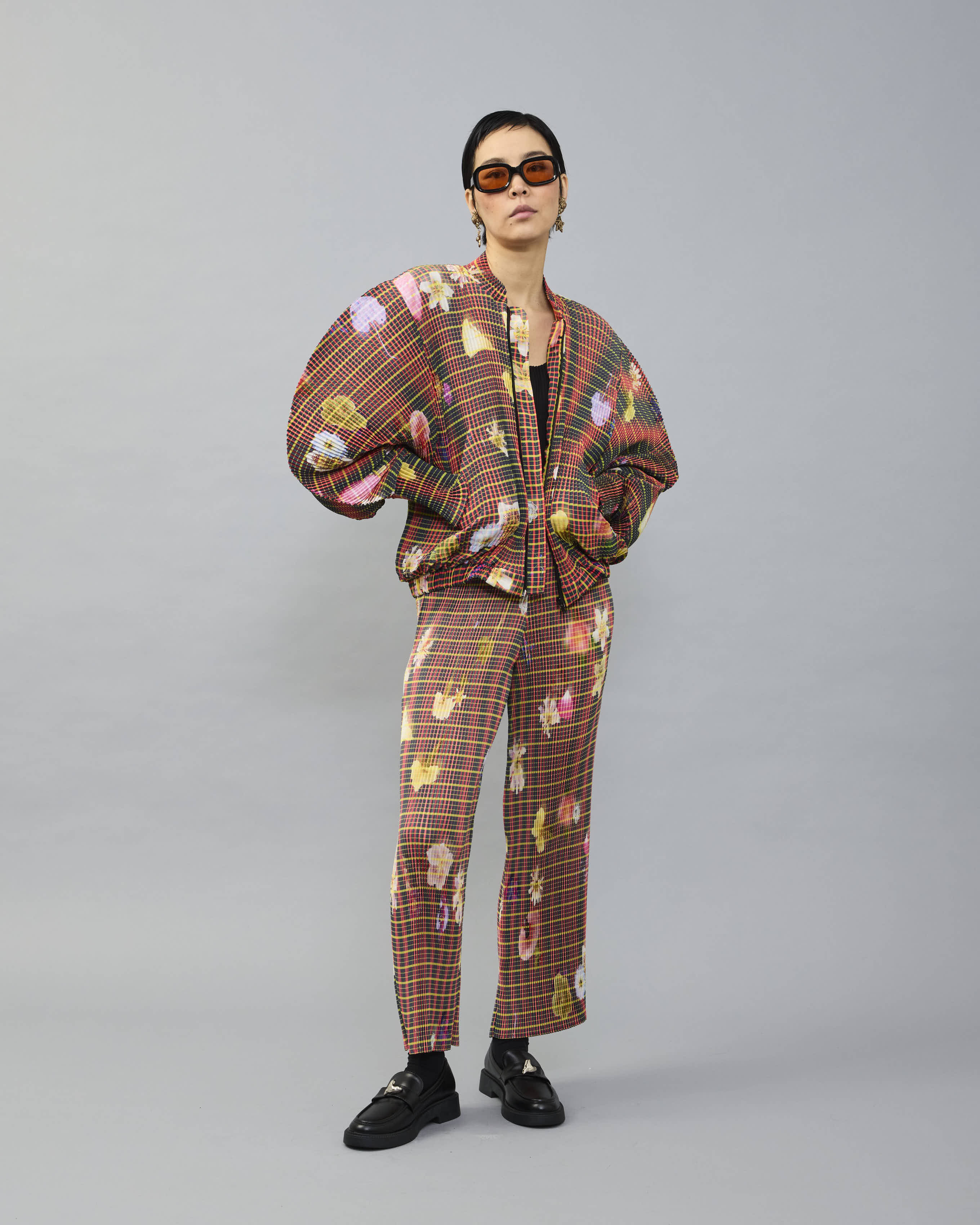 Bexter Pleated Jacket in Pagel