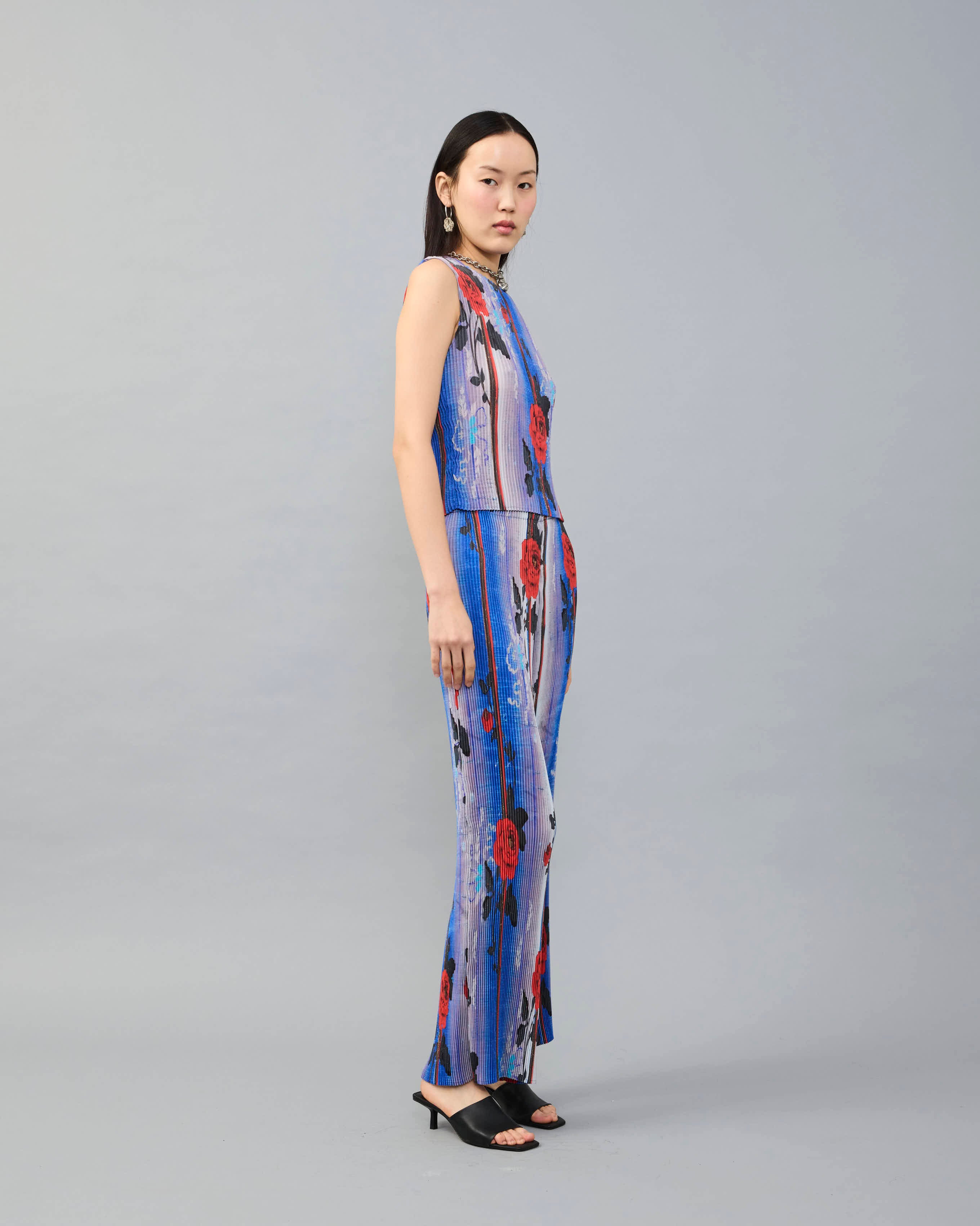 Thelma Pleated Top in Rudi