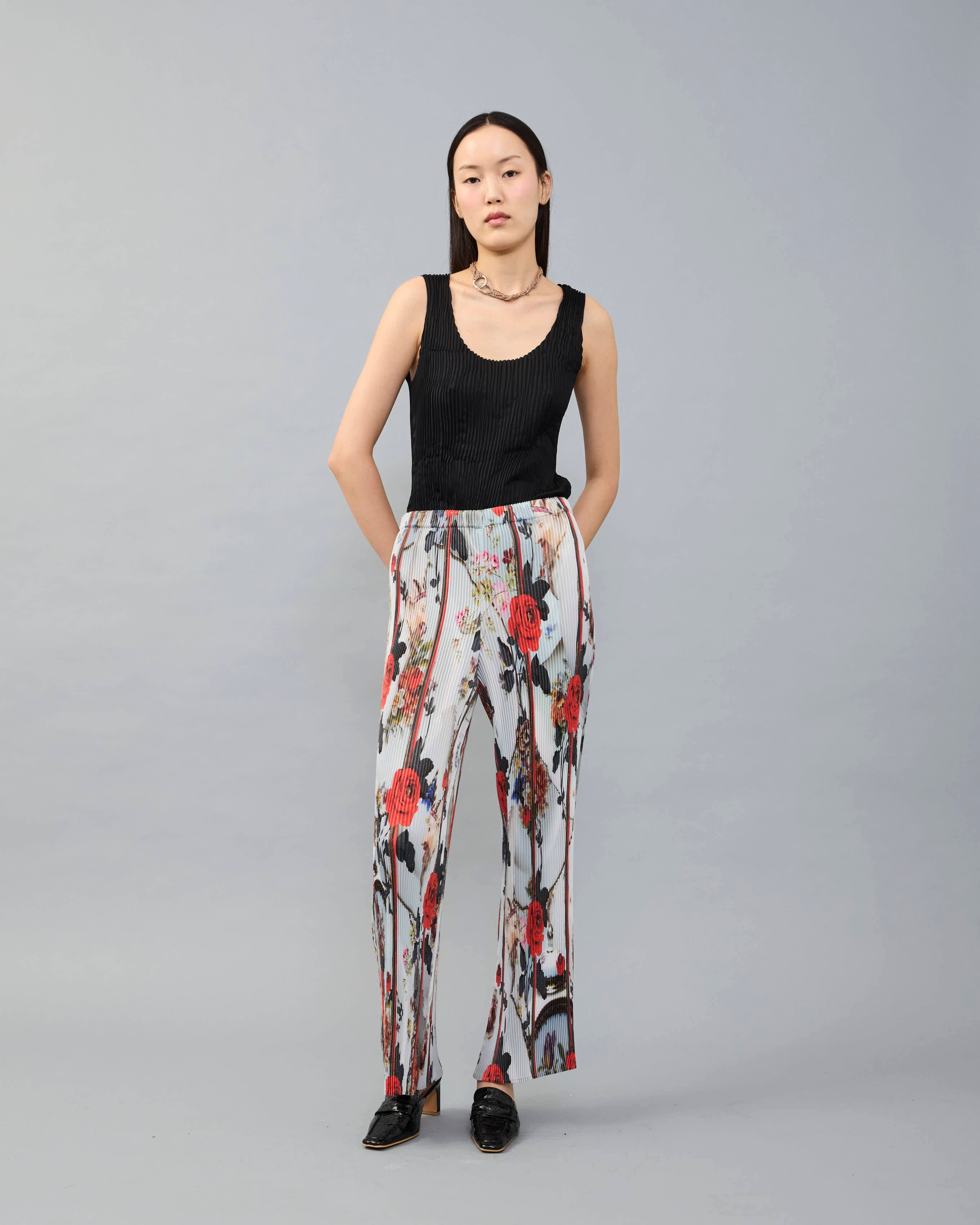 Jack Pleated Trouser in Rudi light