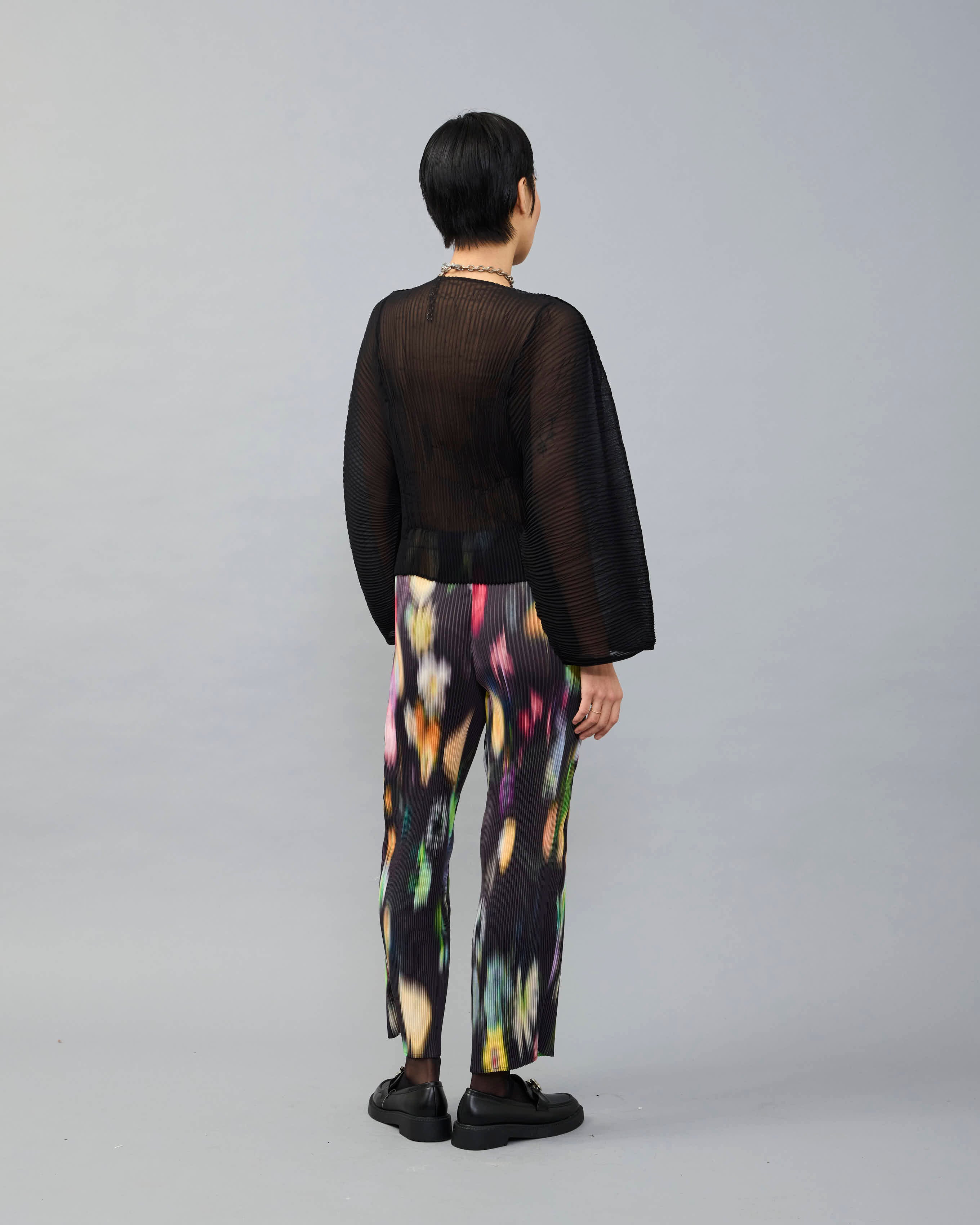 Jack Pleated Trouser in dark Mayu