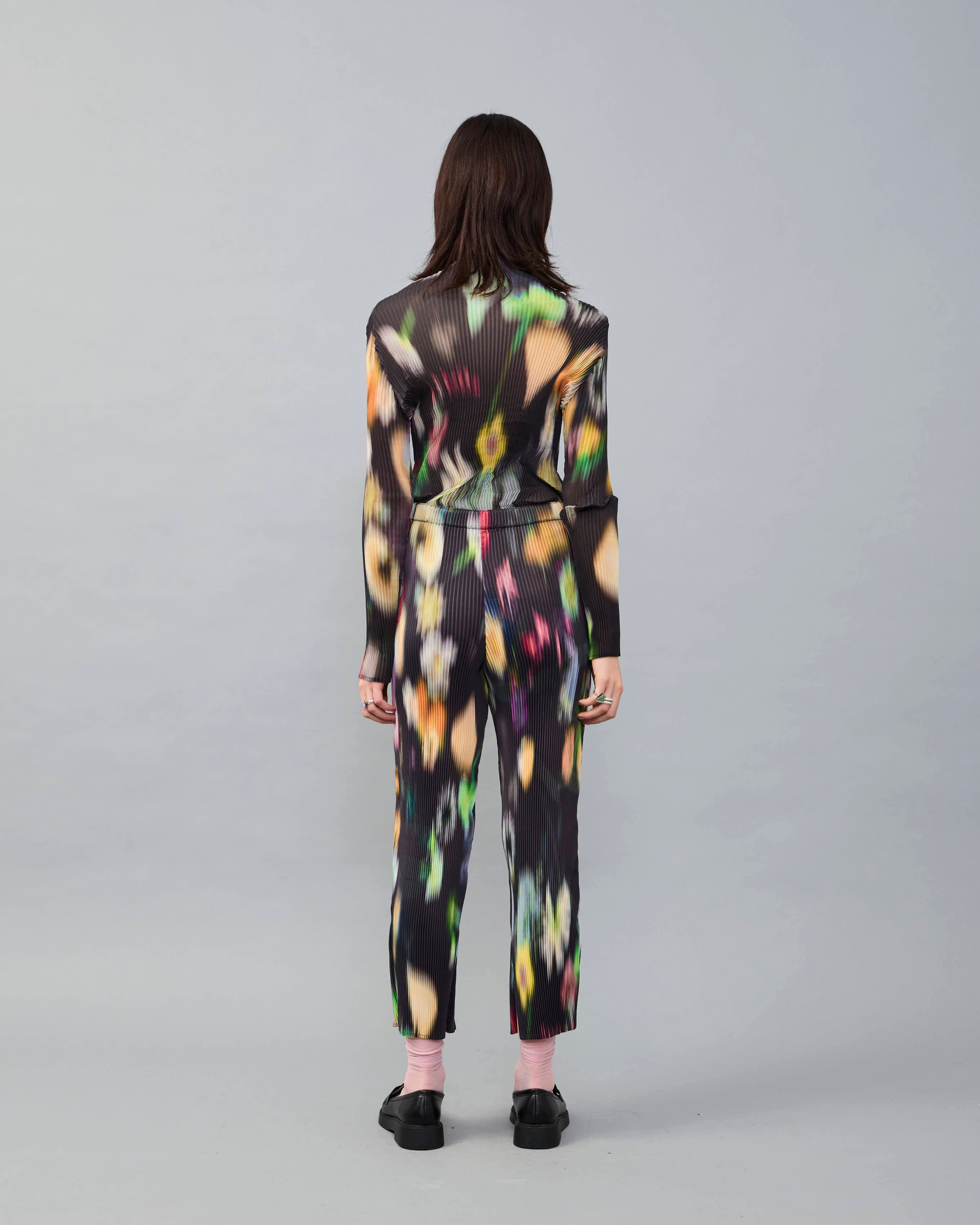 Lee Pleated Top in dark Mayu