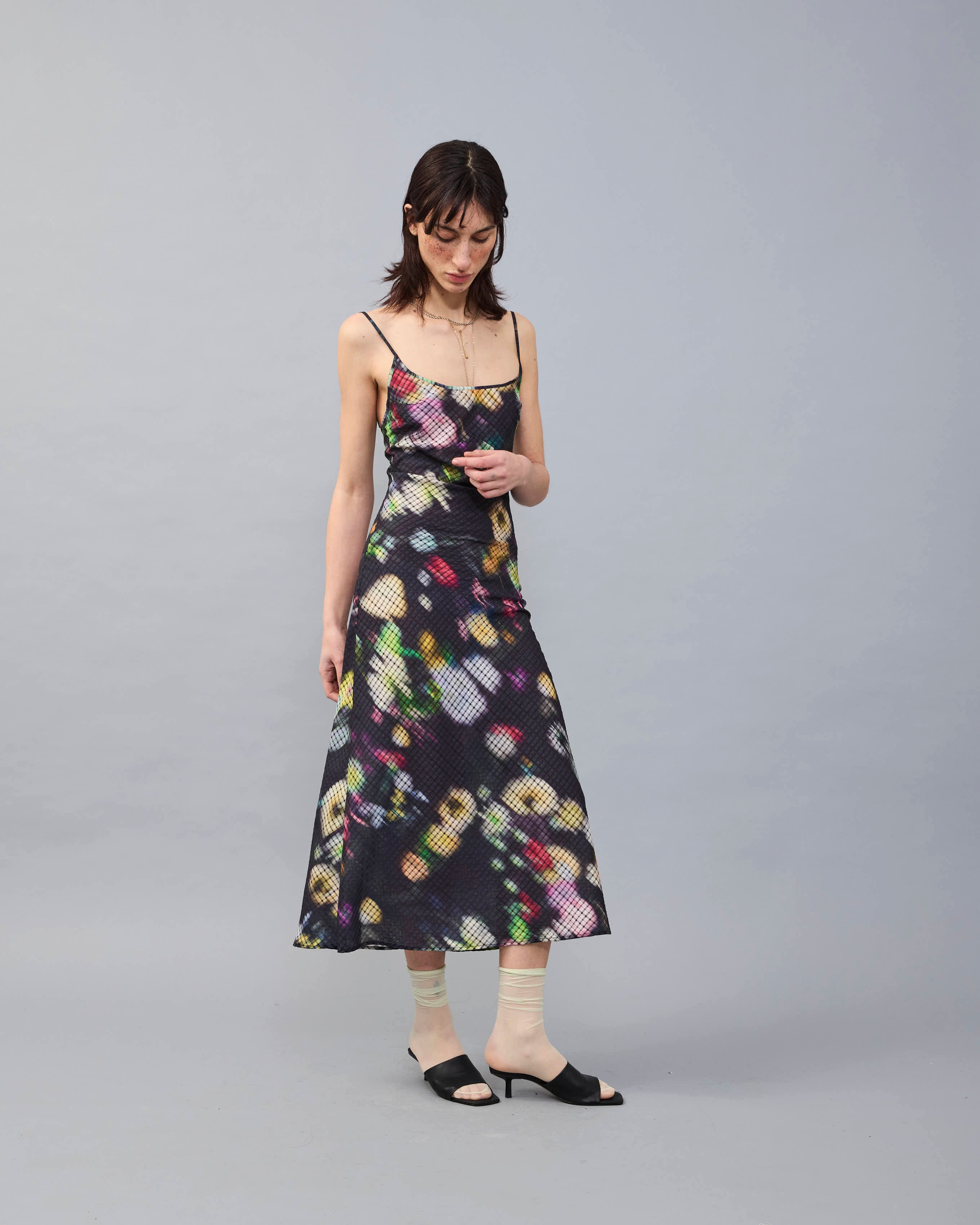 Lexi Dress in dark Mayu