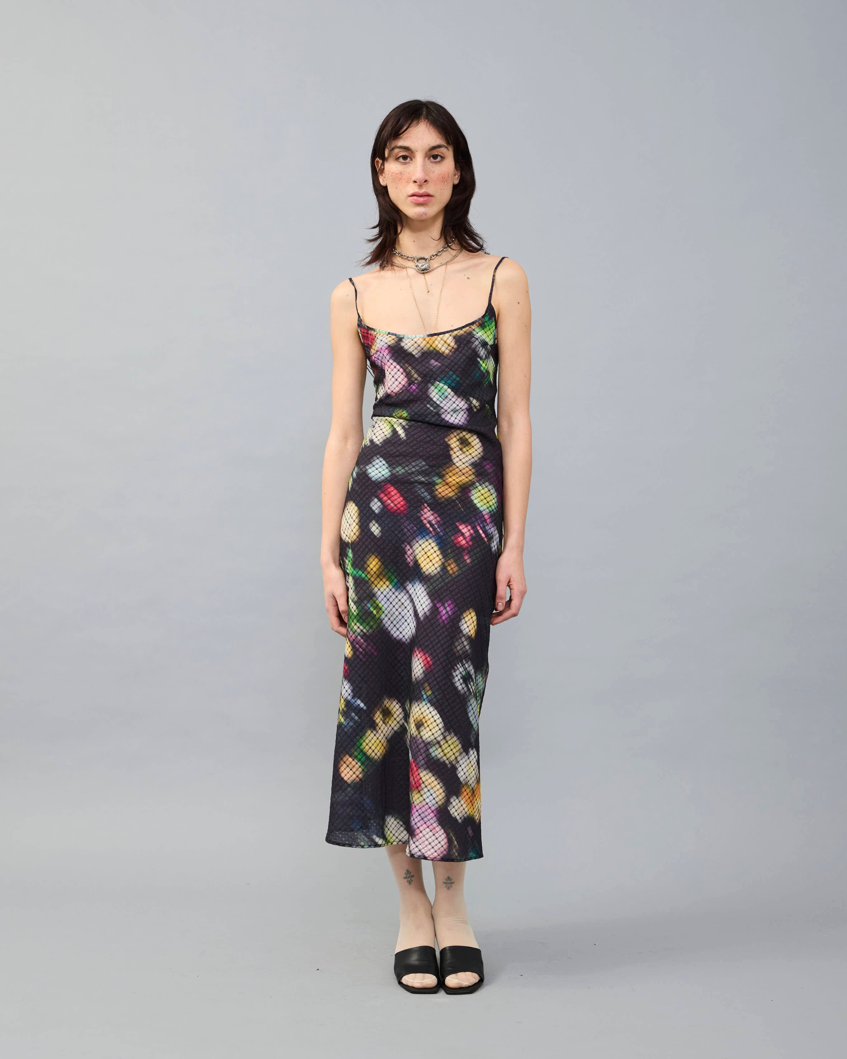 Lexi Dress in dark Mayu