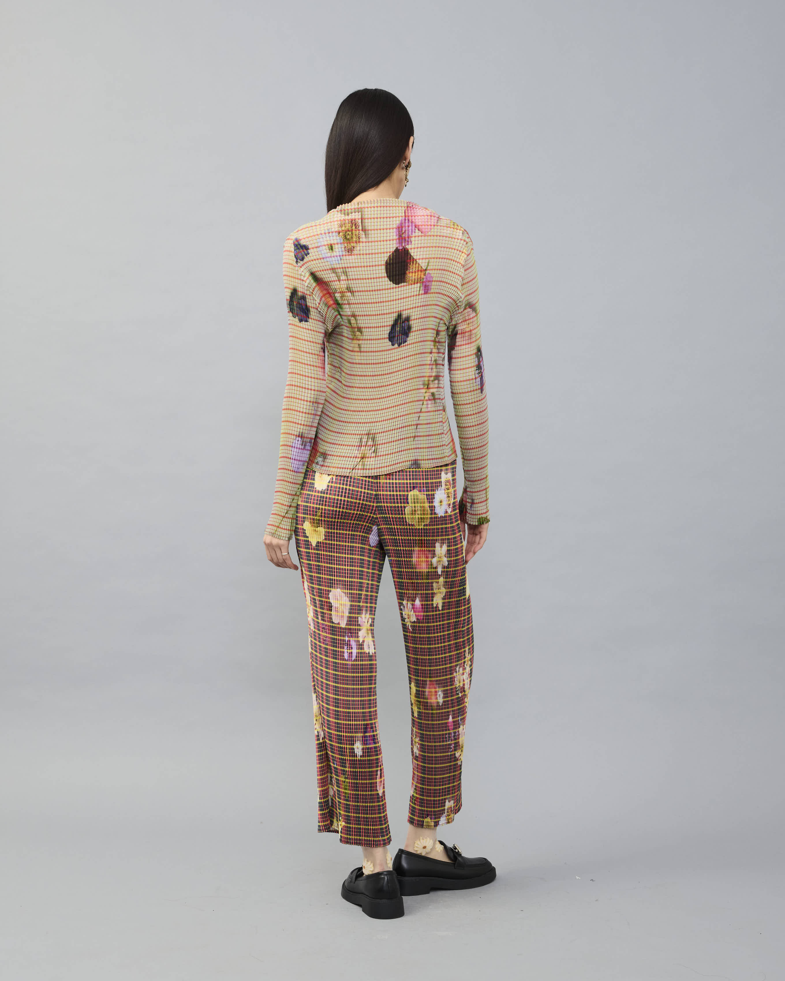 Lee Pleated Top in light Pagel