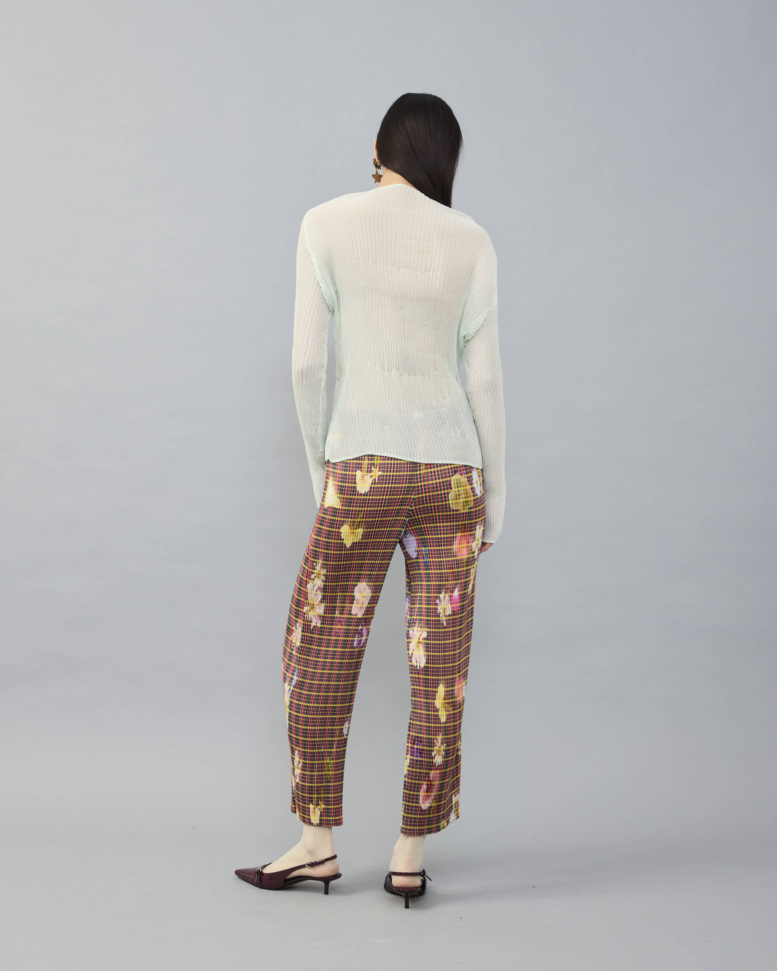 Lee Handpleated Top in Mint