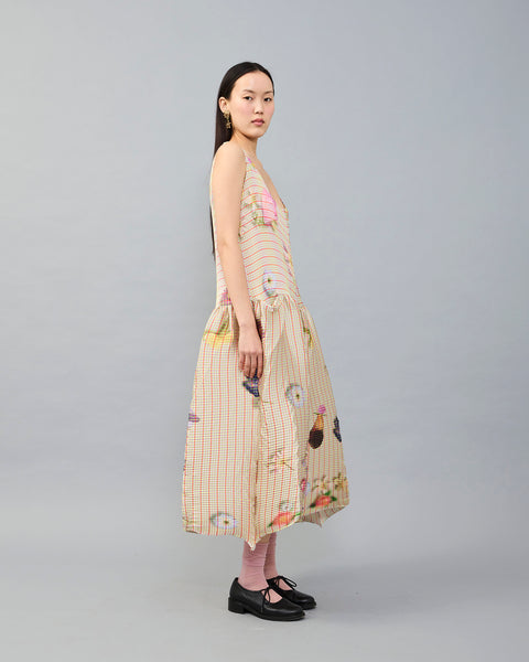 Luna Crushed and Pleated Dress in Pagel – Julia Heuer