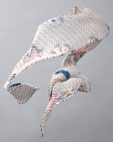 Wolfgang Pleated Scarf in Pagel