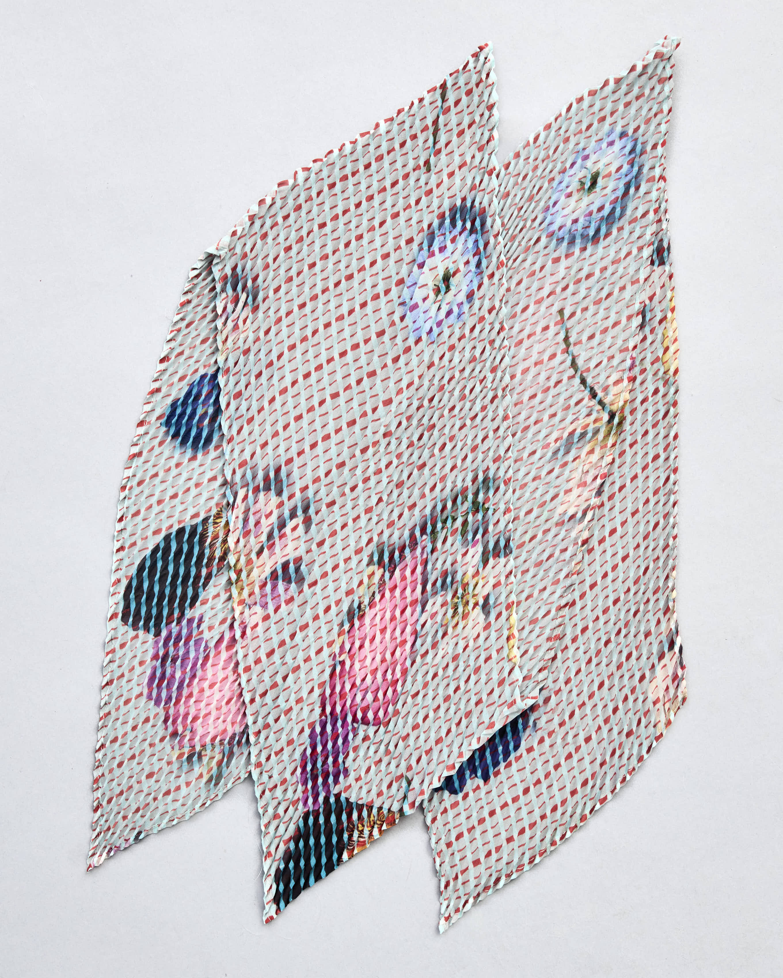 Wolfgang Pleated Scarf in Pagel