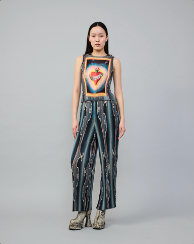 Thelma Pleated Top in Marcel