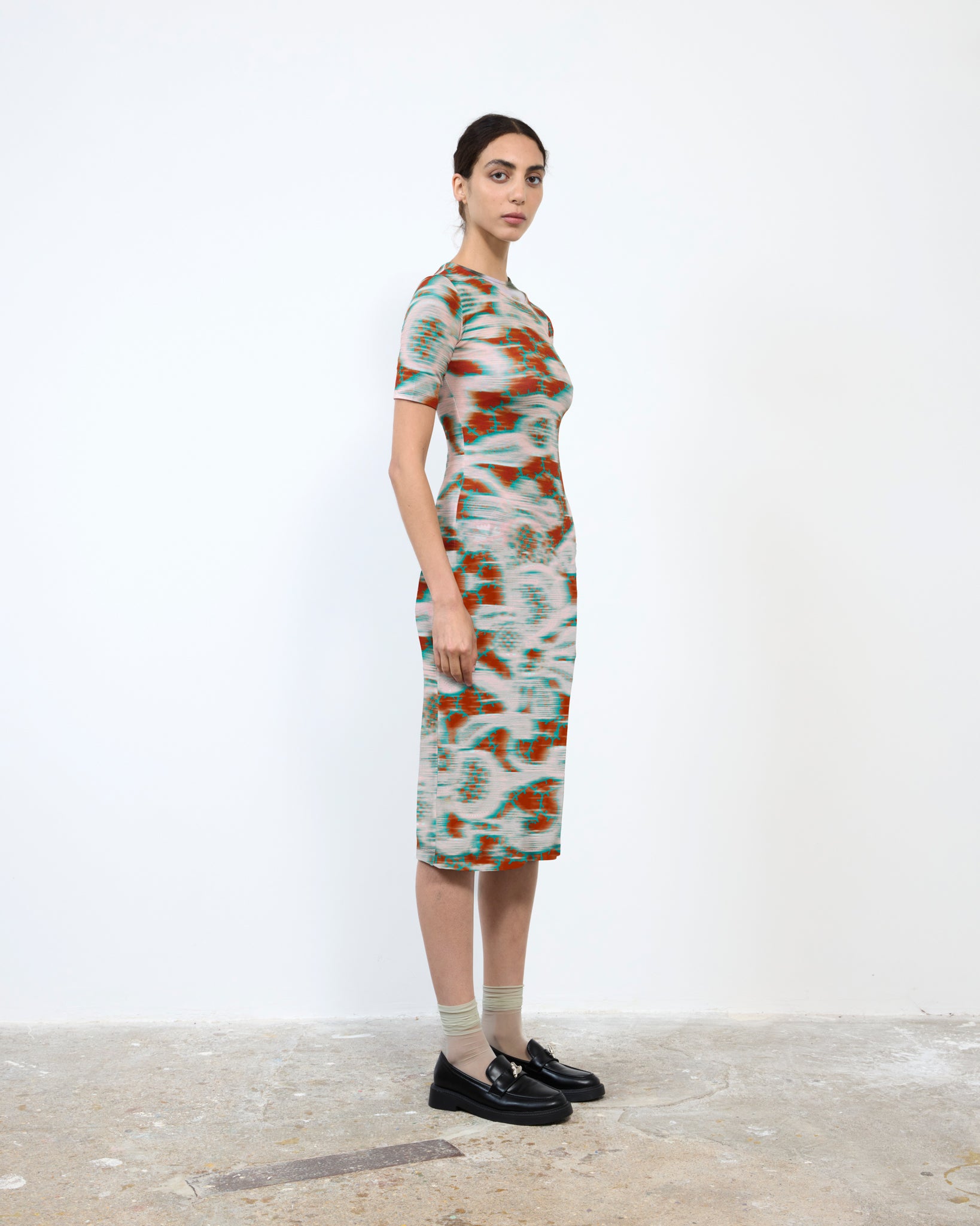JONA JERSEY DRESS IN GALLIA
