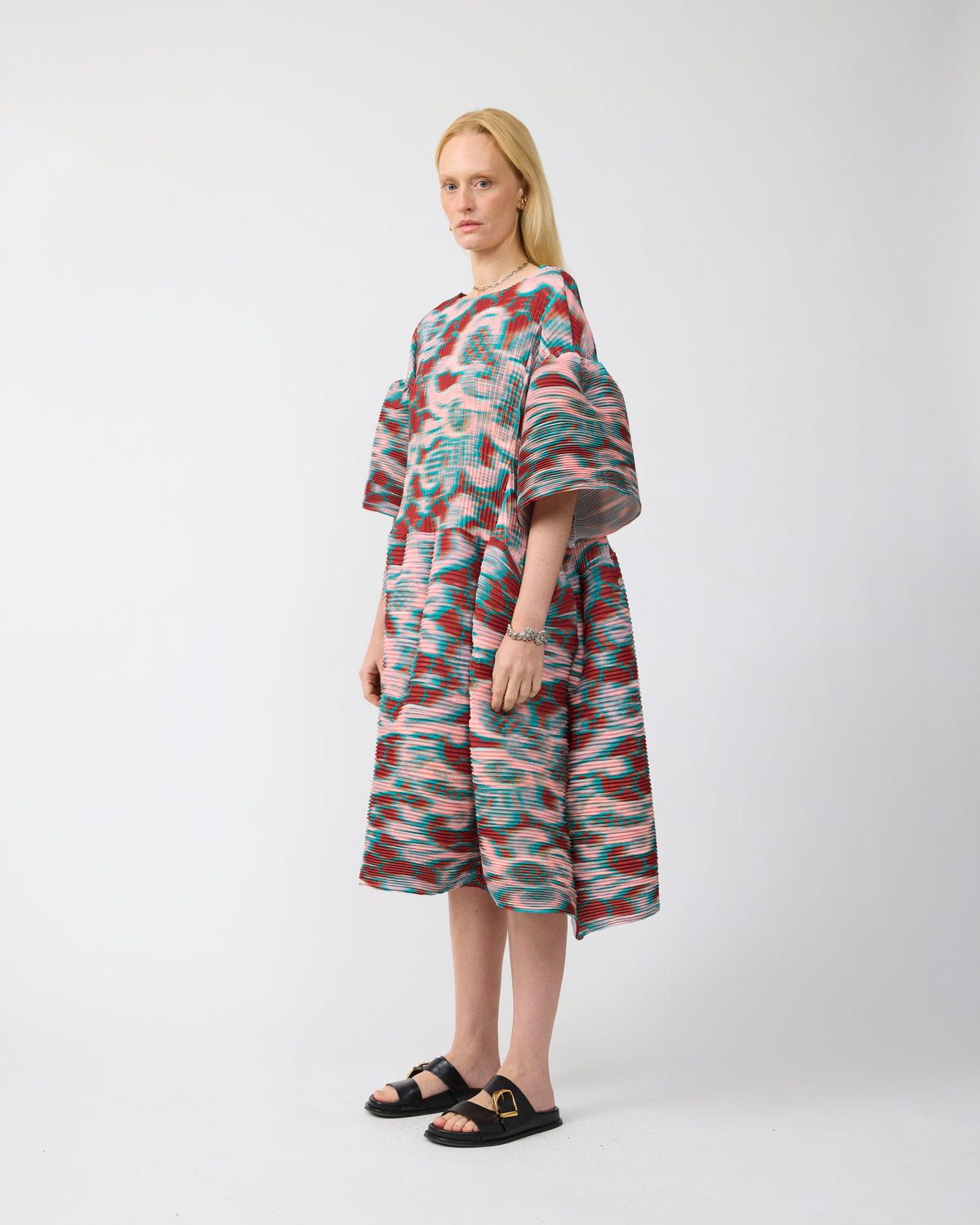 Thekla Handpleated Dress in Gallia