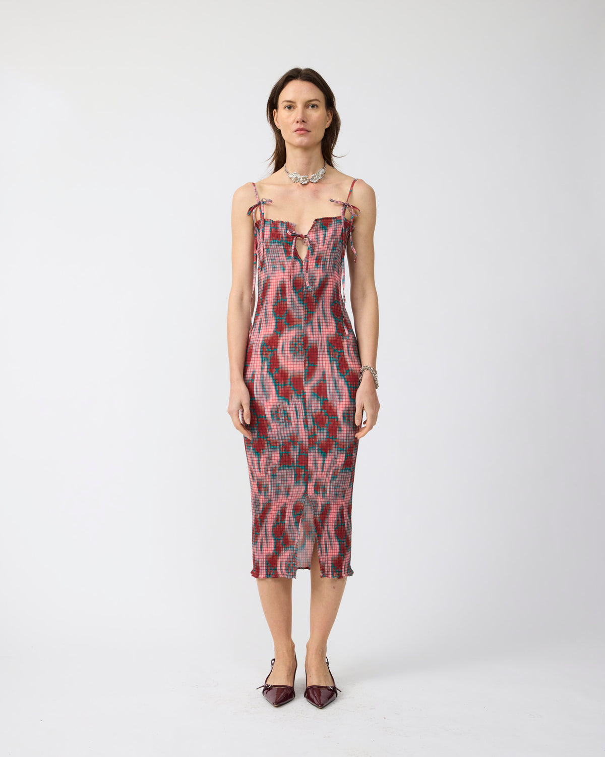 Leni Reversible Smock Dress in Gallia