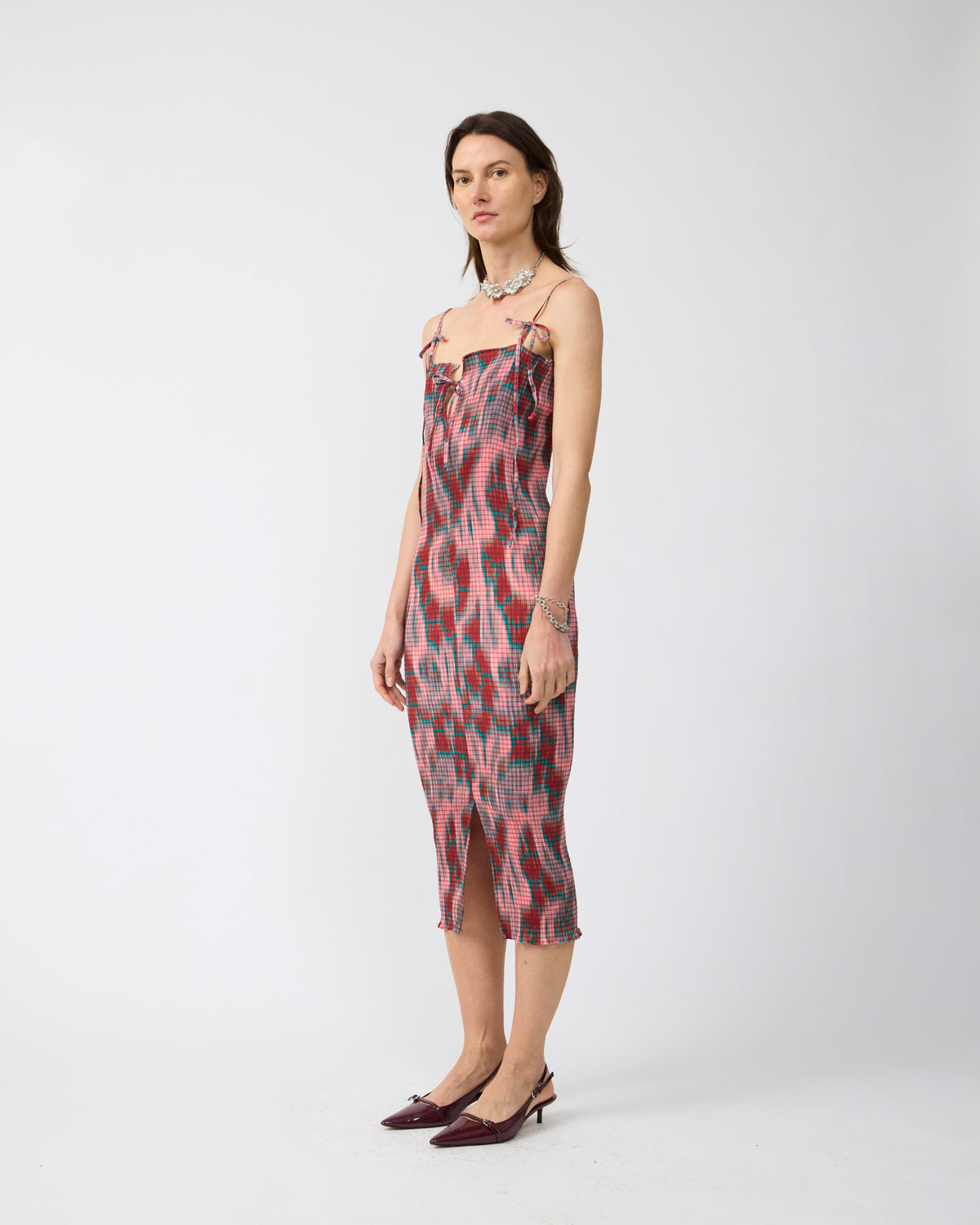 Leni Reversible Smock Dress in Gallia