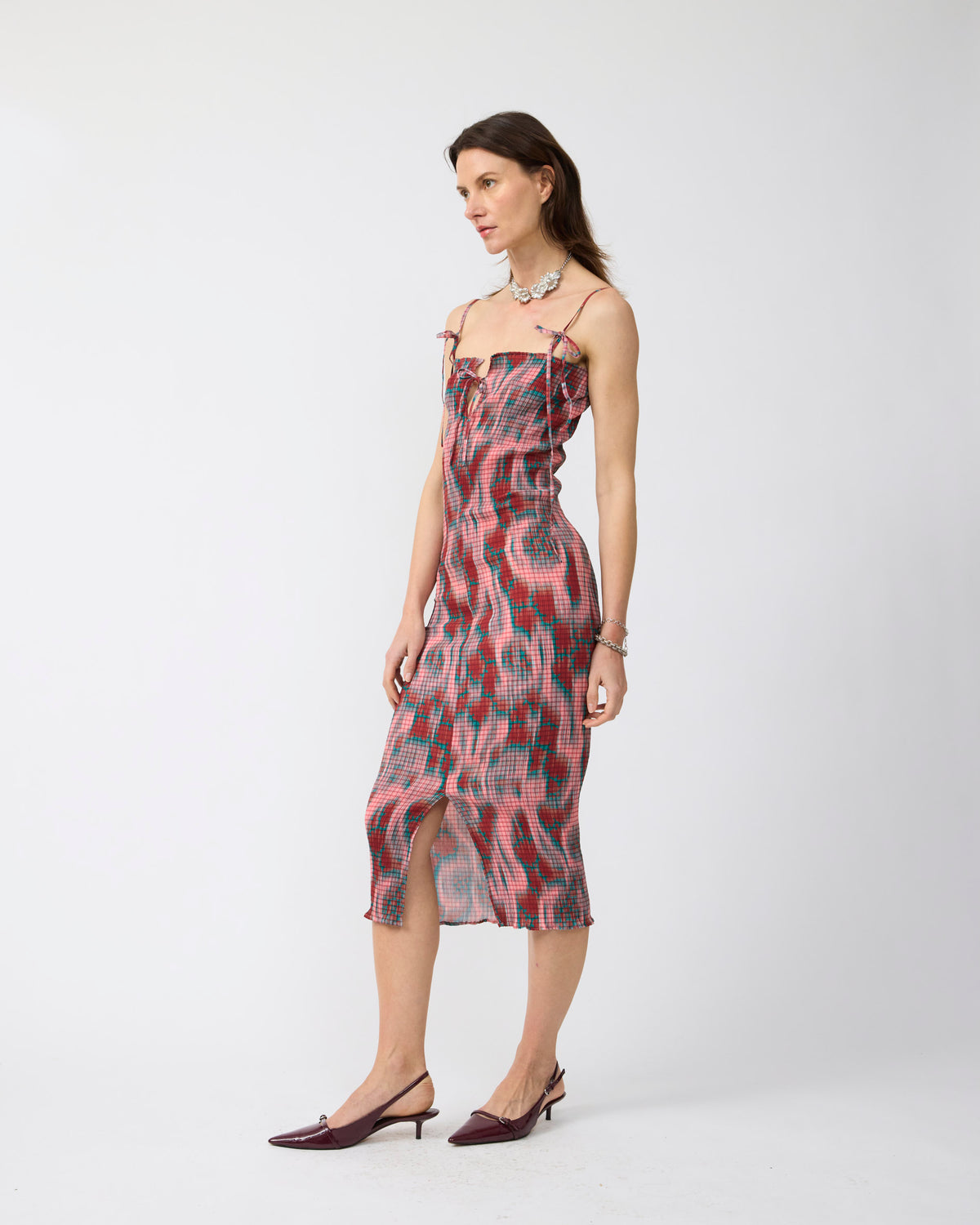 Leni Reversible Smock Dress in Gallia