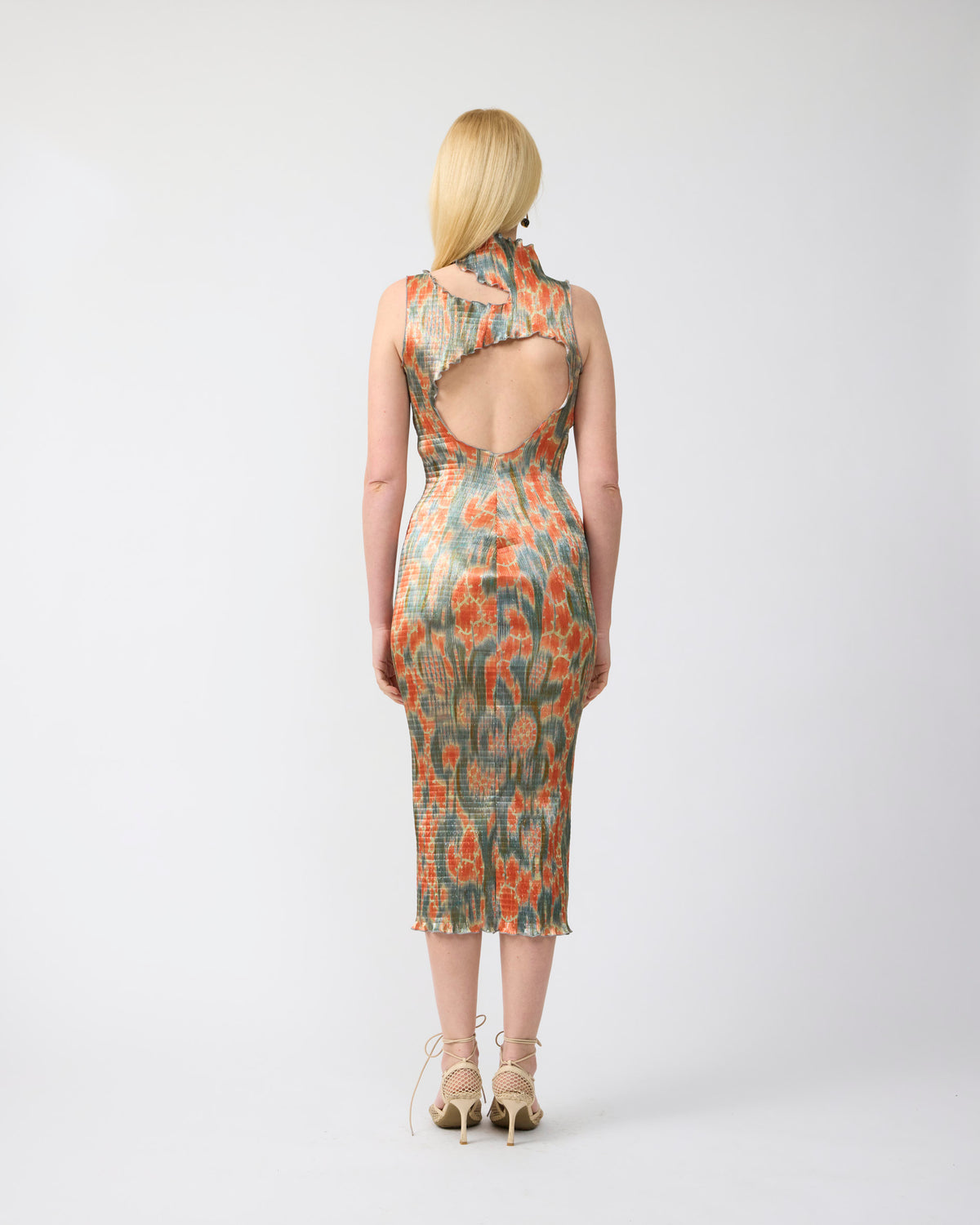 Tito Smock Dress in Metallic Gallia