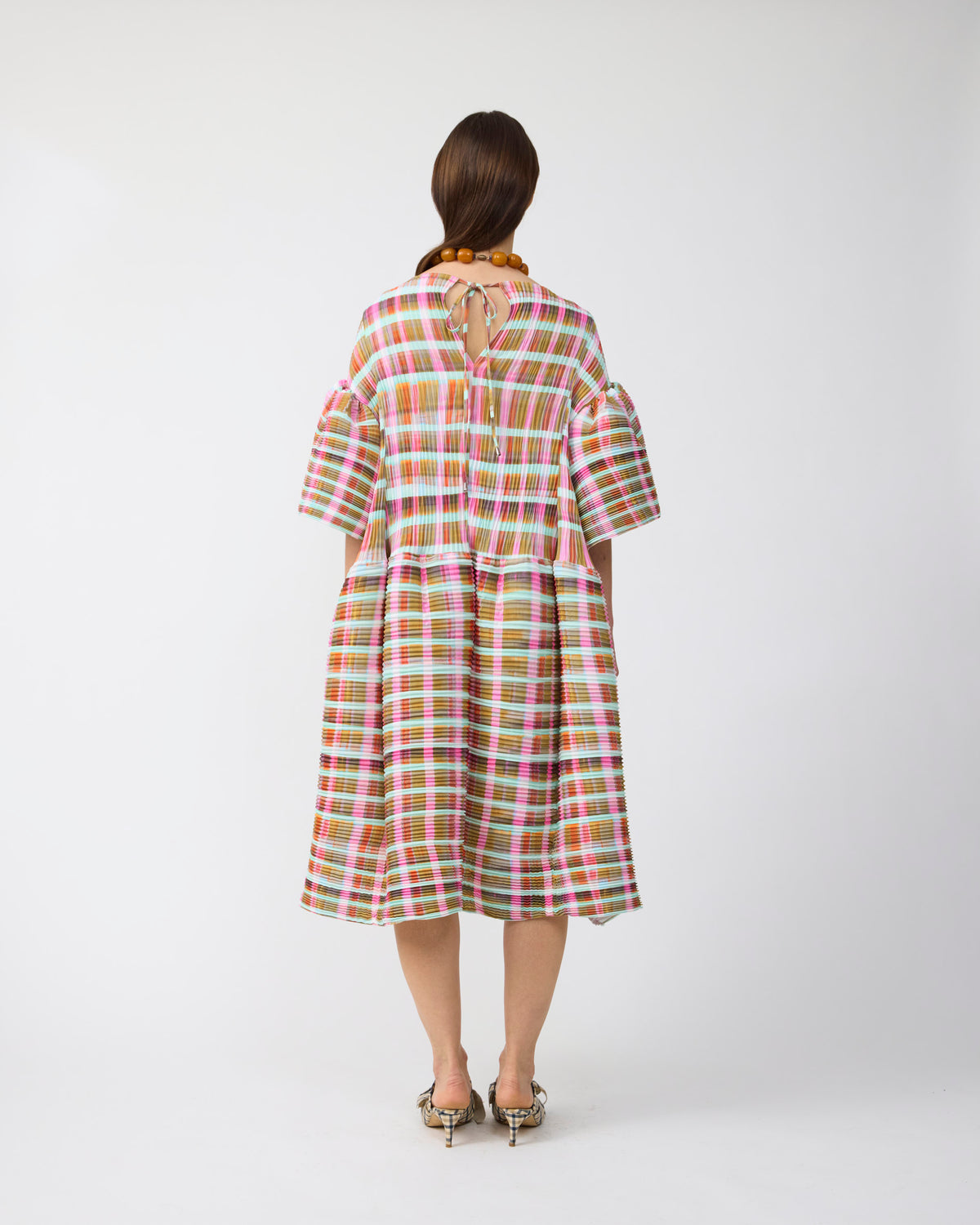 Thekla Handpleated Dress in Tarek