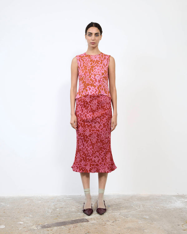 THELMA PLEATED TOP IN SANSA