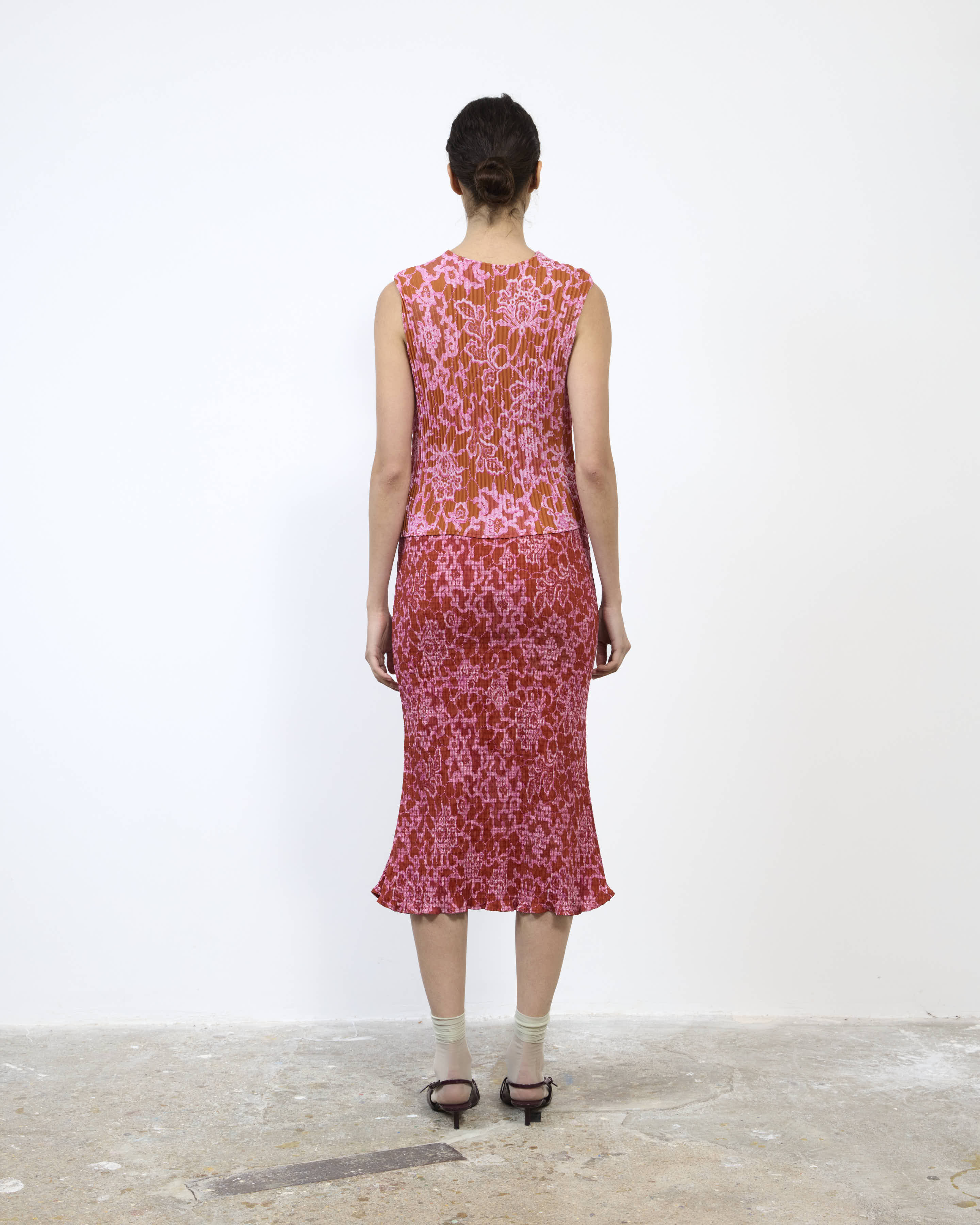 THELMA PLEATED TOP IN SANSA