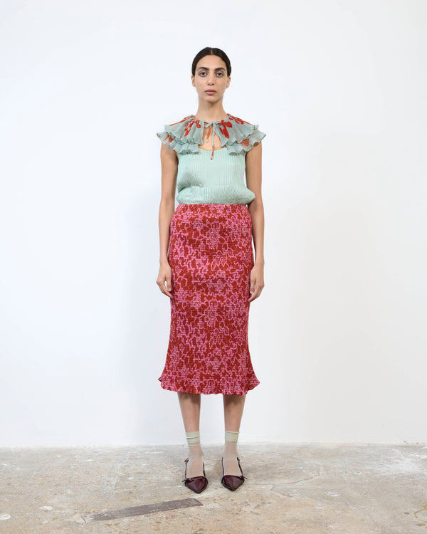 WINNIE PLEATED COLLAR IN SANSA