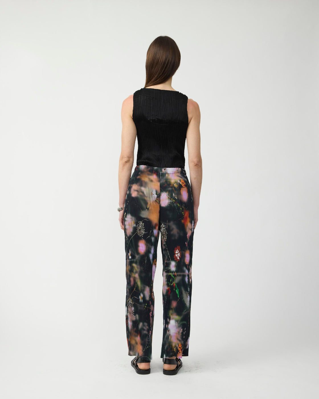 Kurt Handpleated Tanktop in Black