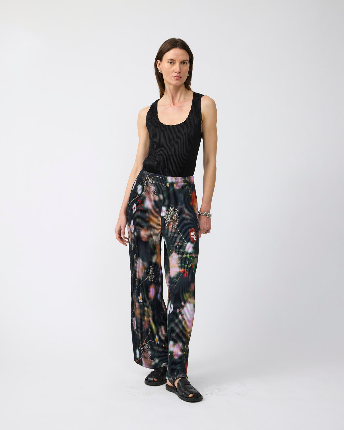 Jack Pleated Trousers in Frances