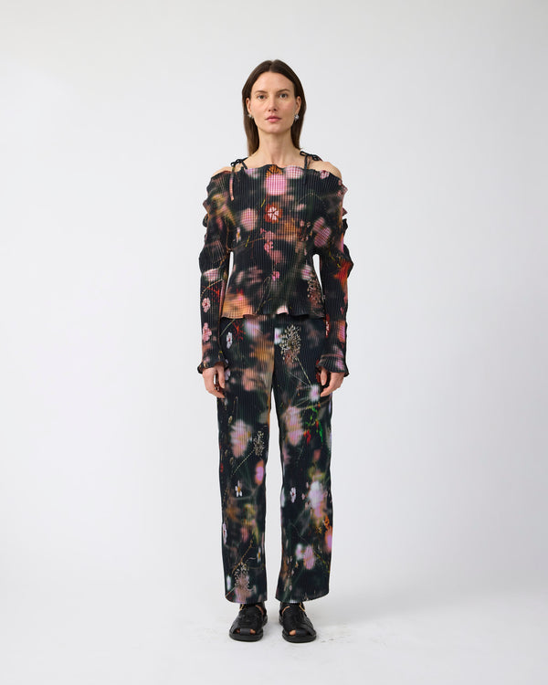 Jil Pleated Top in Frances