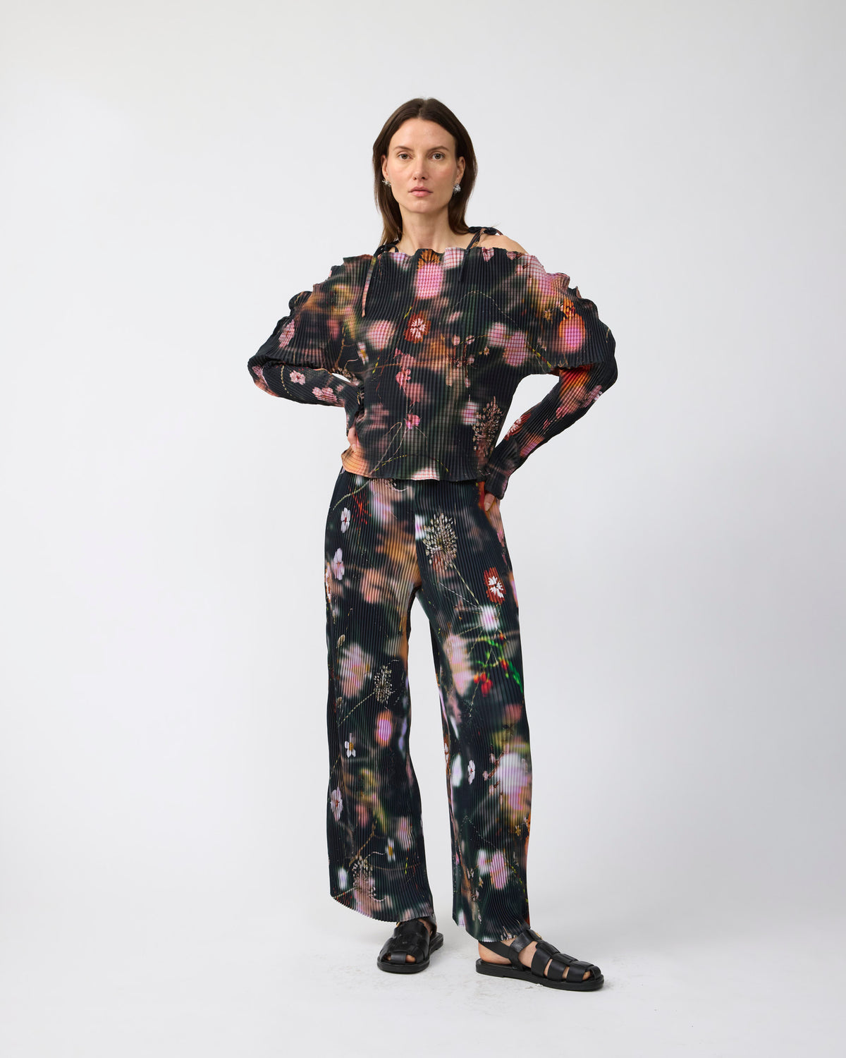 Jil Pleated Top in Frances