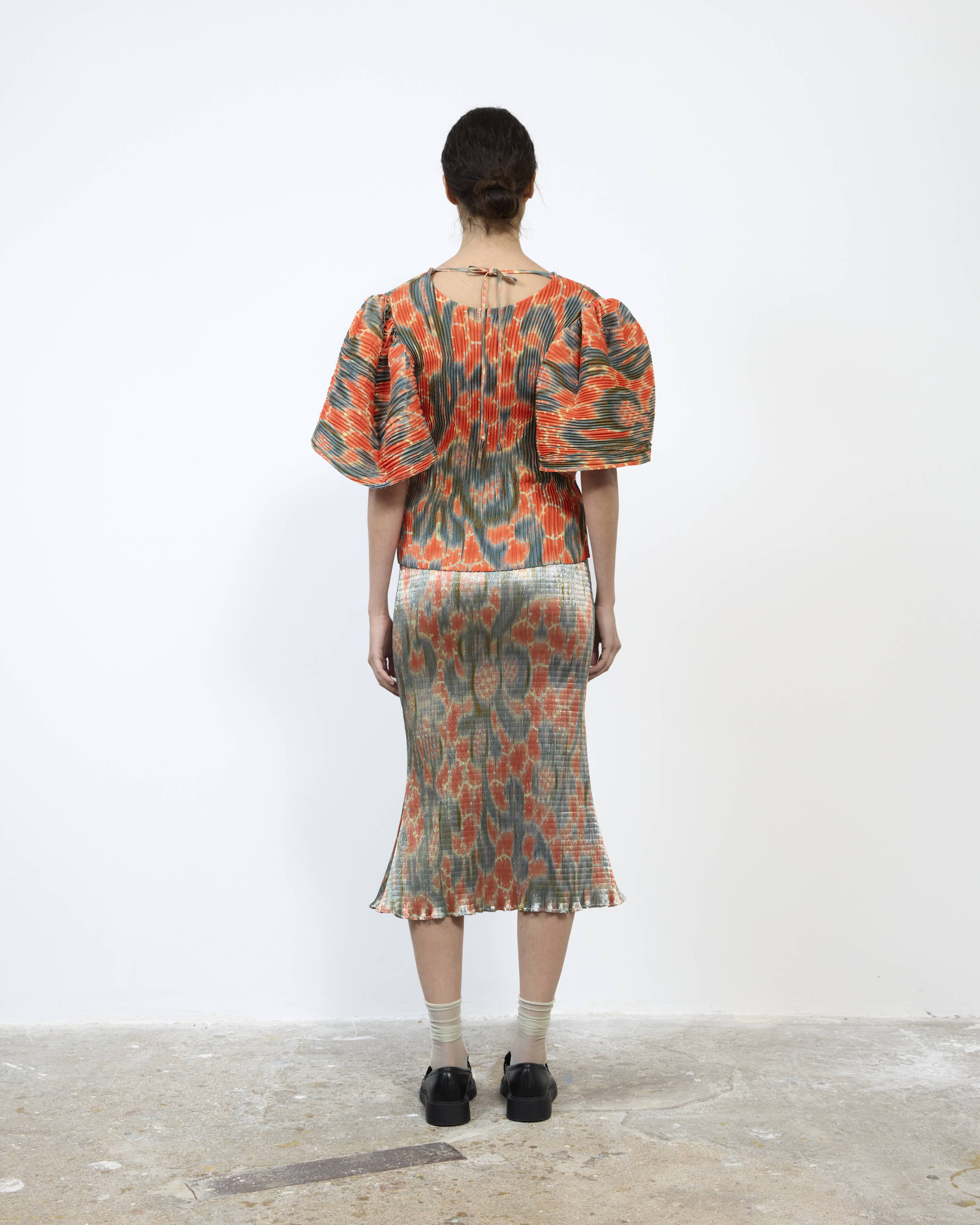 HANDPLEATED KARLOTTA TOP IN GALLIA