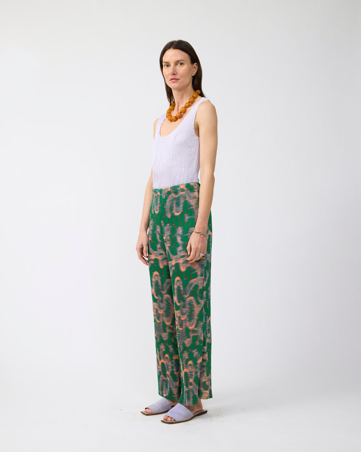 Jack Pleated Trousers in Gallia