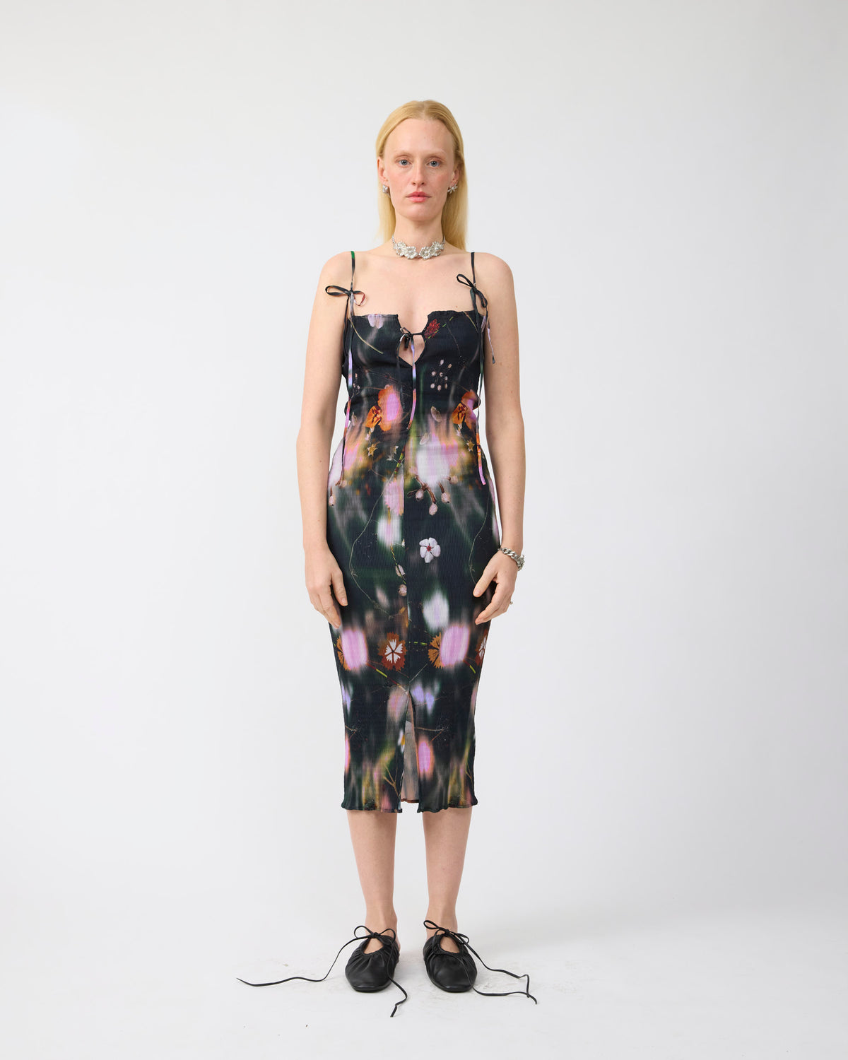 Leni Reversible Smock Dress in Frances