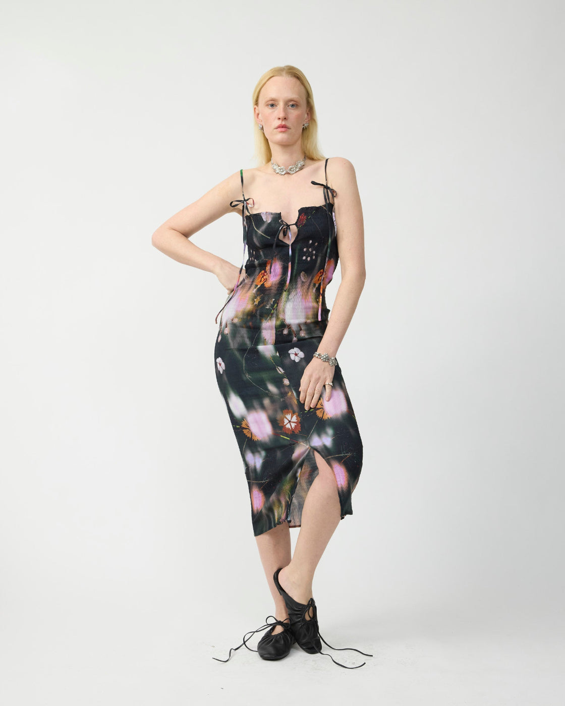 Leni Reversible Smock Dress in Frances