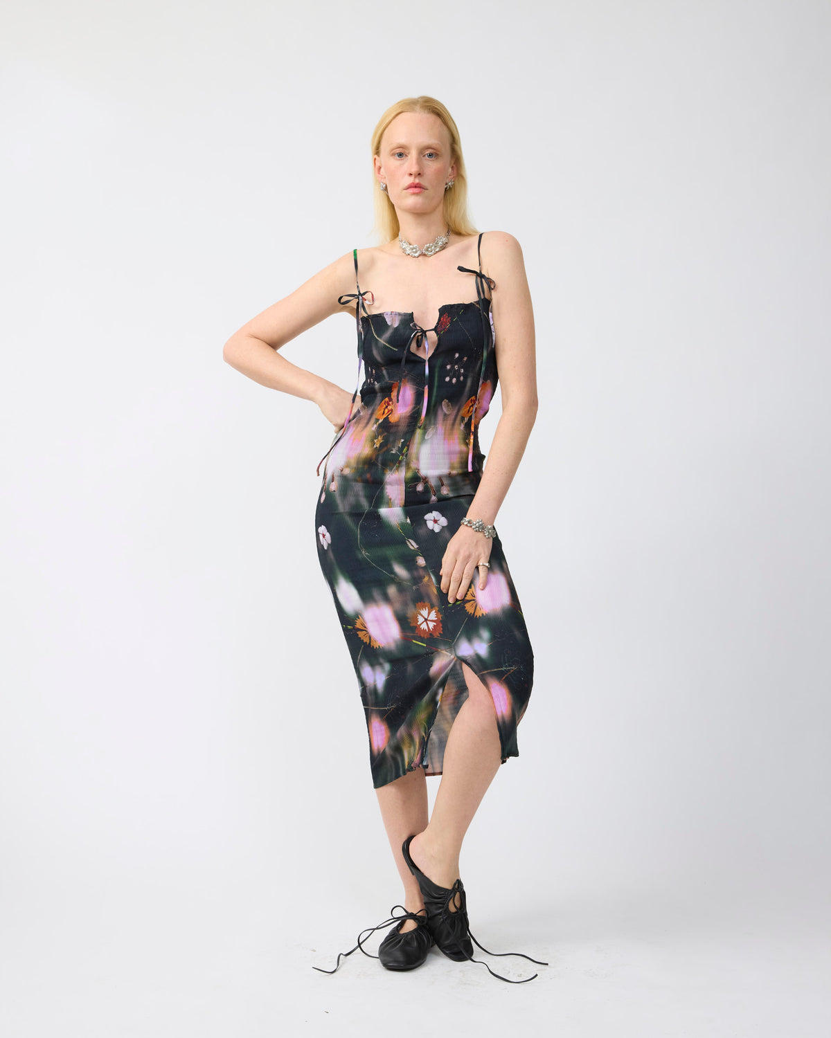 Leni Reversible Smock Dress in Frances