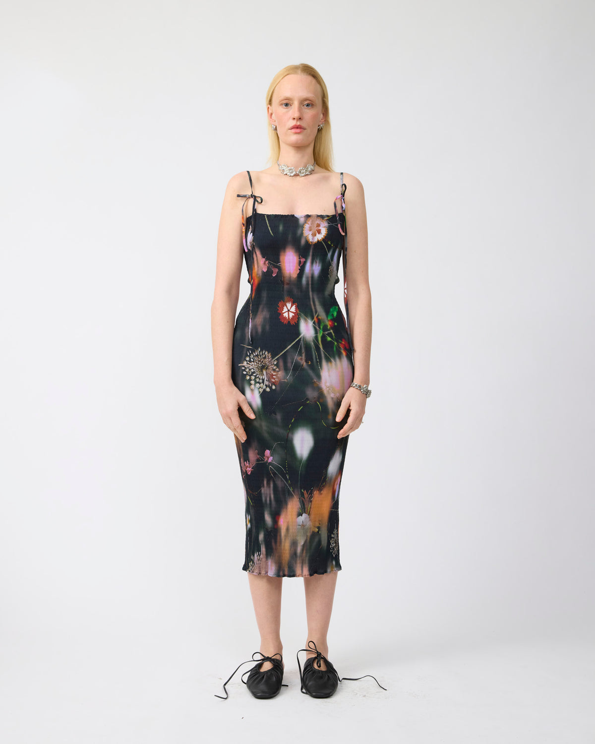 Leni Reversible Smock Dress in Frances