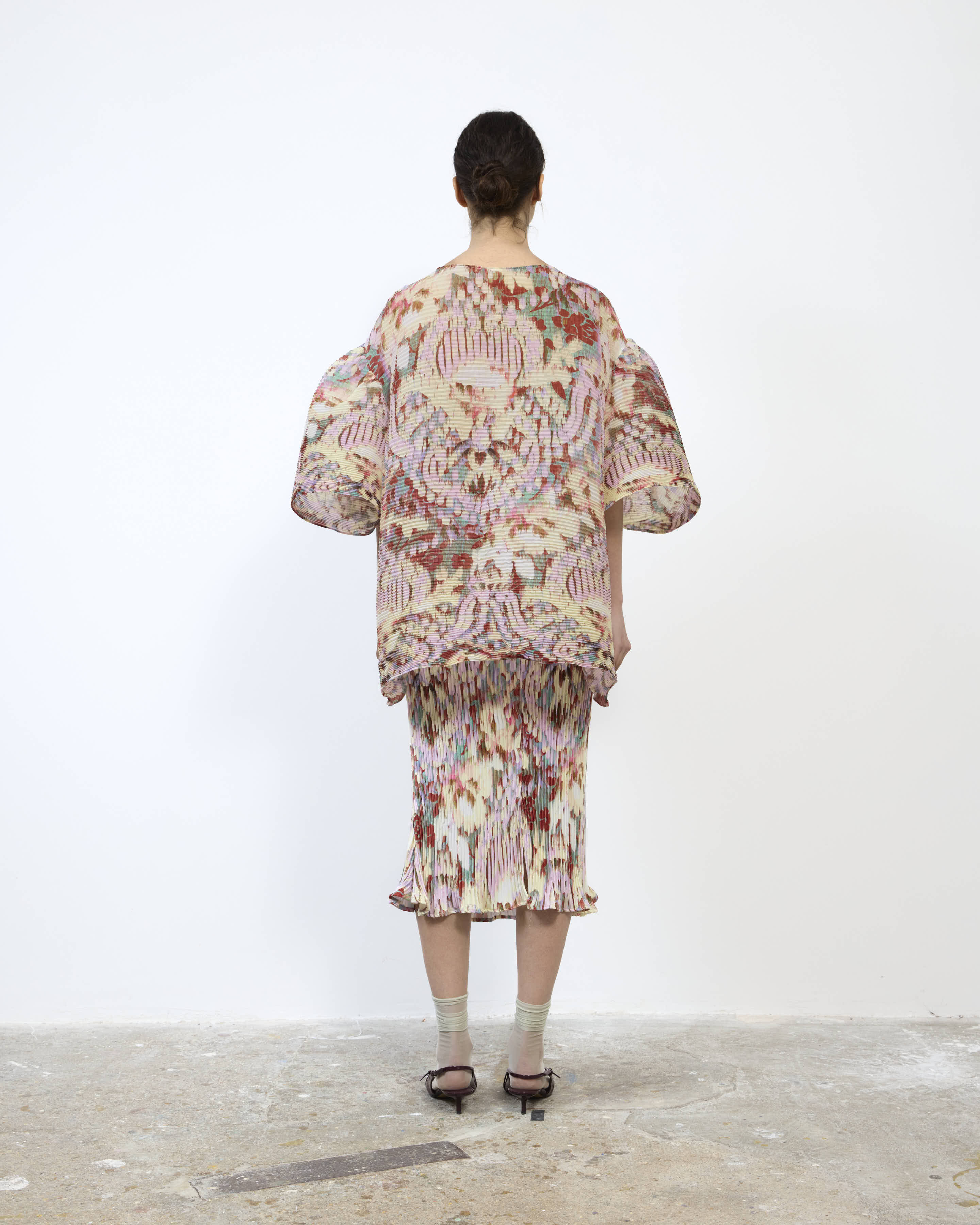 HANDPLEATED ROBIN TOP IN JIM