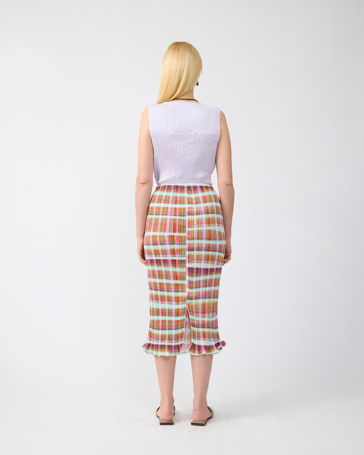 Milla Pleated Skirt in Tarek