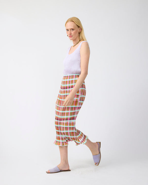 Milla Pleated Skirt in Tarek