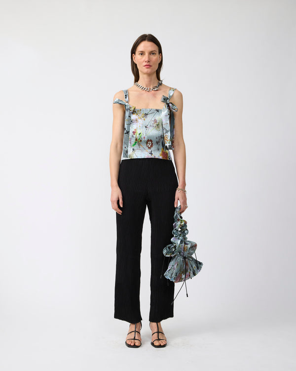 June Smock Top in Metallic Frances