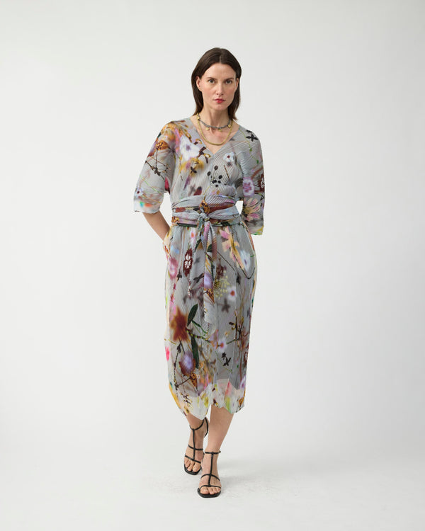 Stacy Handpleated Kaftan in Frances