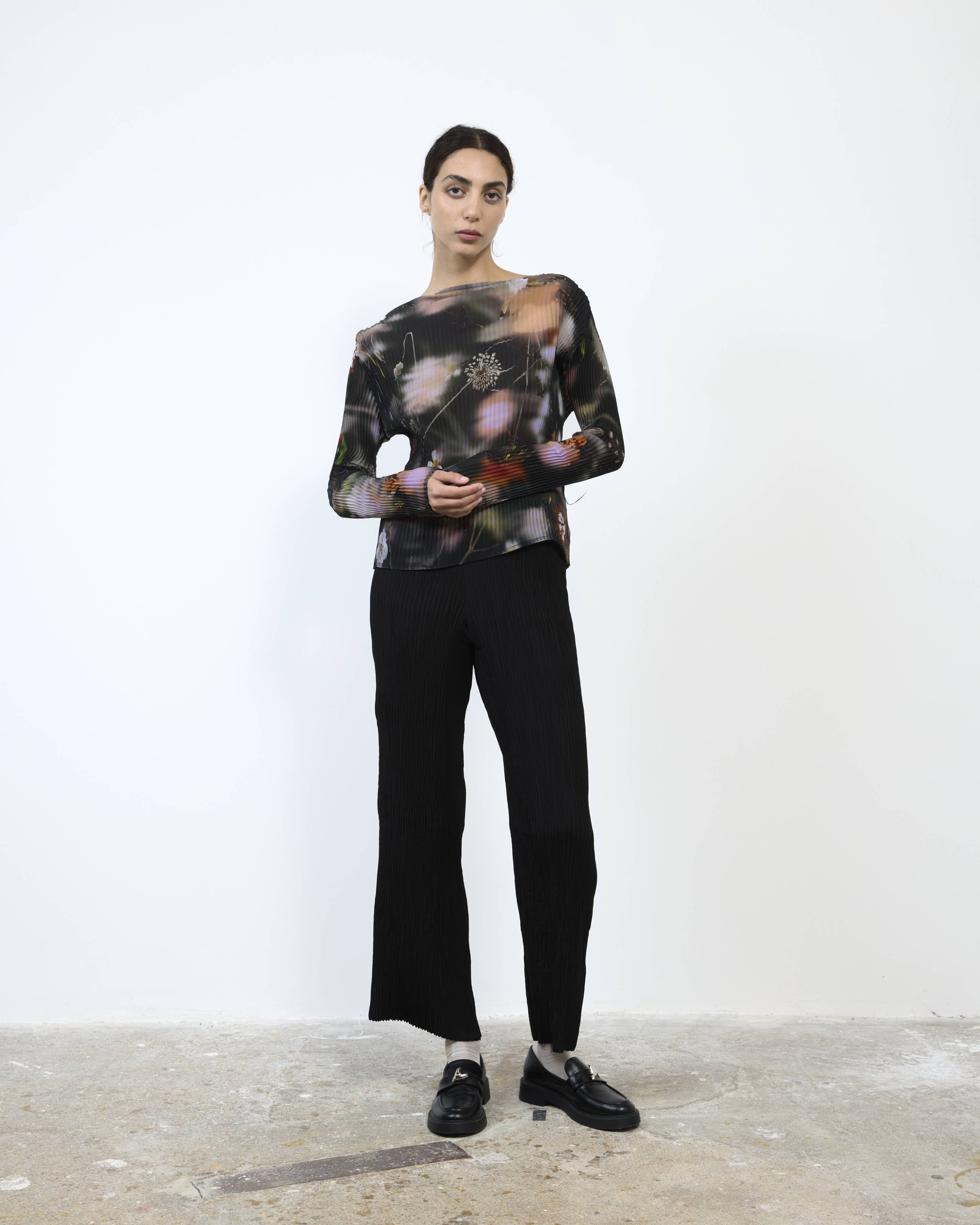 LEE PLEATED TOP IN FRANCES