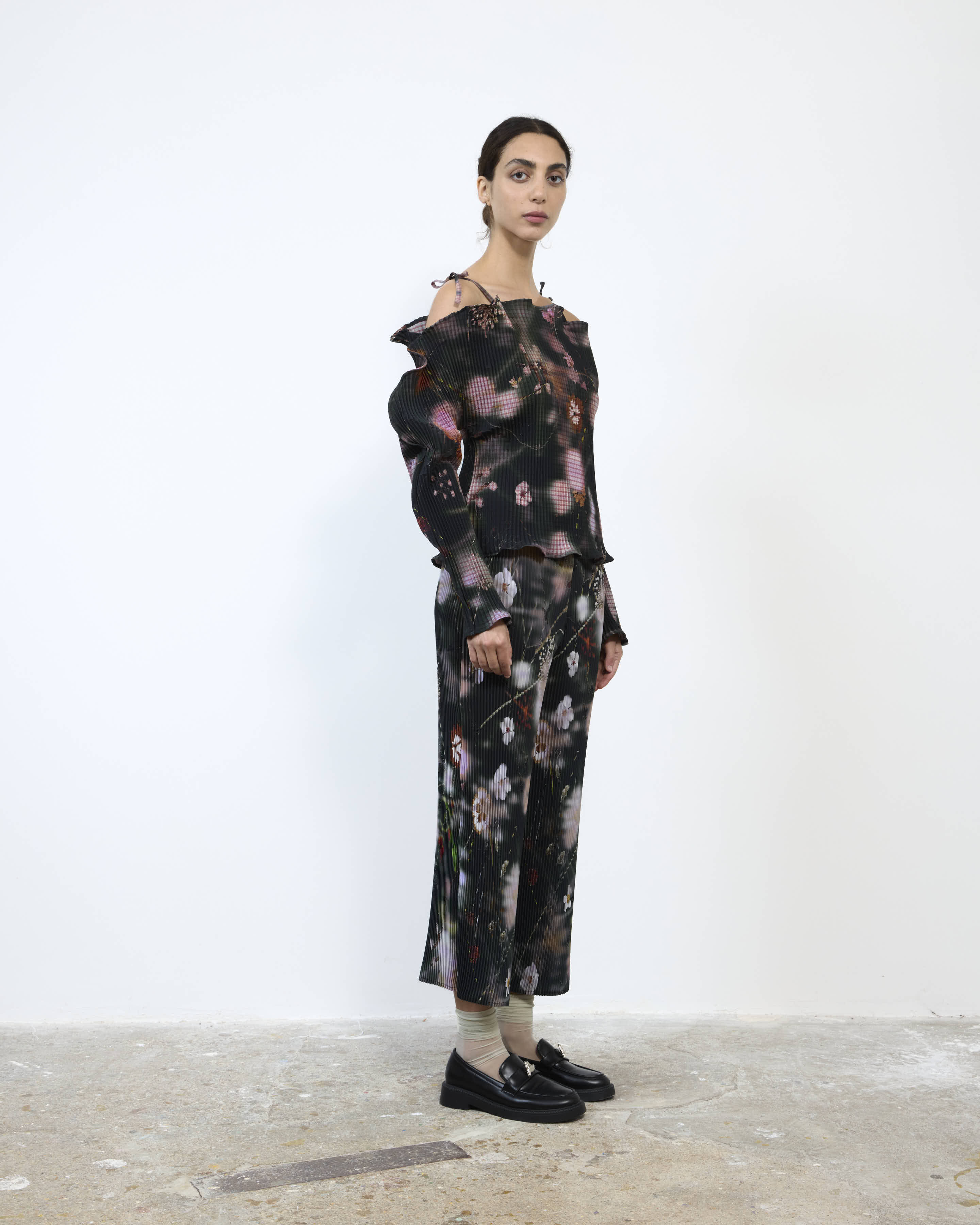 JIL PLEATED TOP IN FRANCES