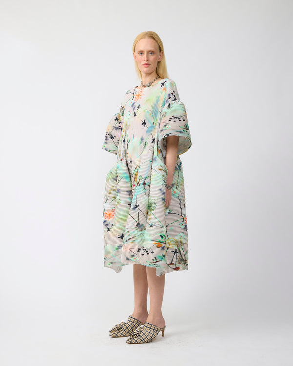 Thekla Handpleated Dress in Frances